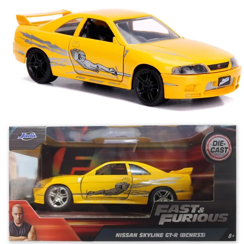 Carro Miniatura Velozes E Furiosos 1:32 Nissan Skyline Gtr33