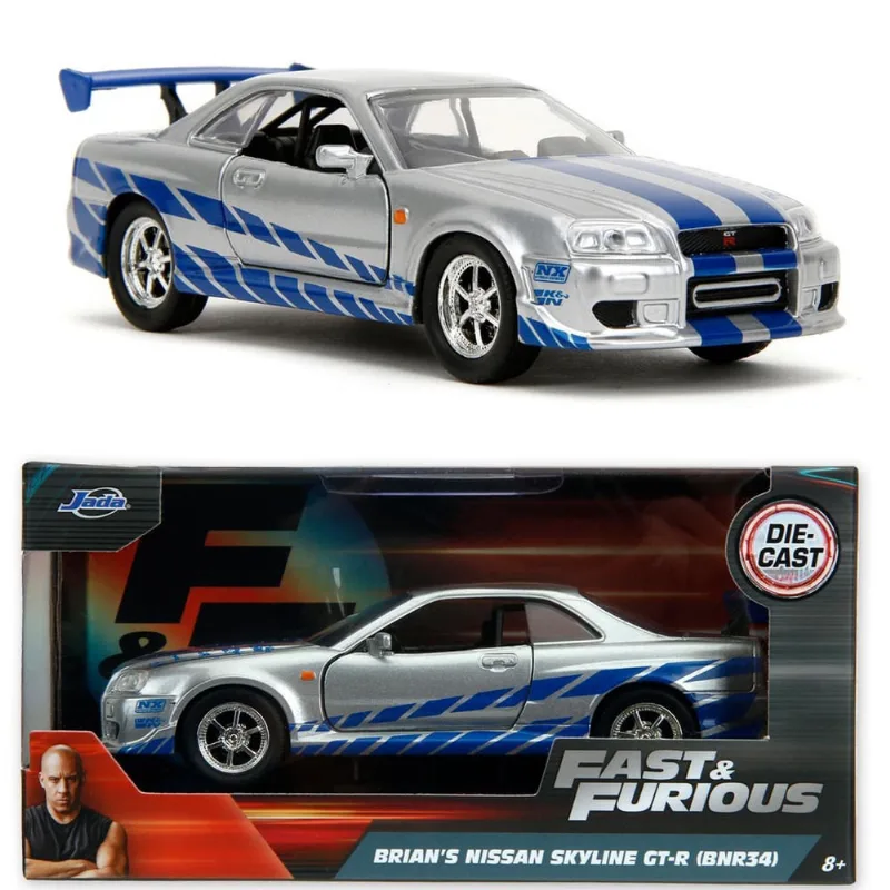 Carro Miniatura Velozes E Furiosos 1:32 Nissan Skyline Gtr34