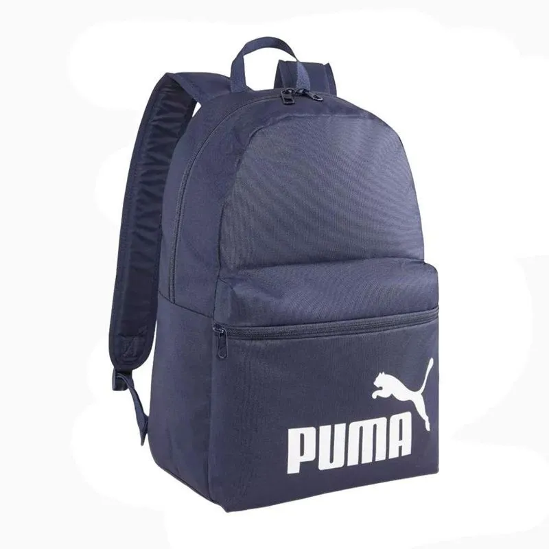 Mochila Puma Phase Unissex Backpack Original Logo Cat E Puma Azul Navy