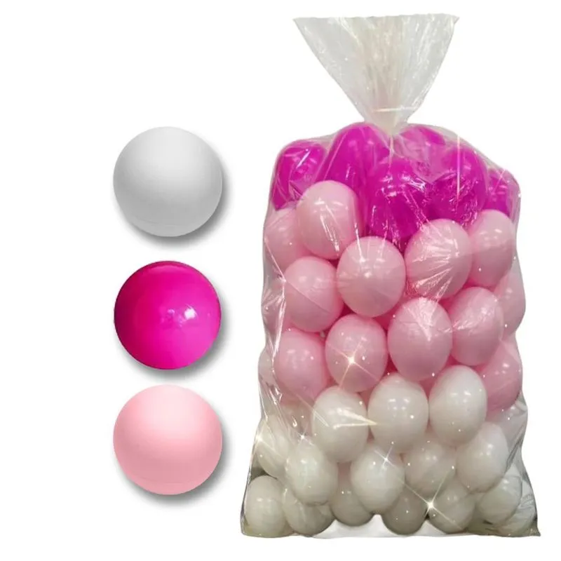 Kit 50 Bolas Para Piscina De Bolinhas Cores Bb Bolinhas Baby