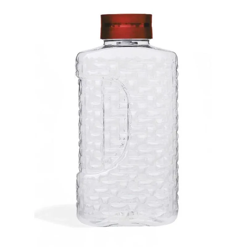 Jarra Garrafa De Geladeira 1,95l Plástico Livre De Bpa Tampa Efeito Cascata Vinho