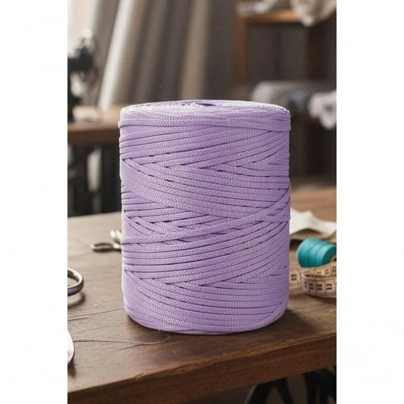 Fio Náutico para Artesanato Premium 100% Poliéster 5mm 500g 2200 Tex Lilás