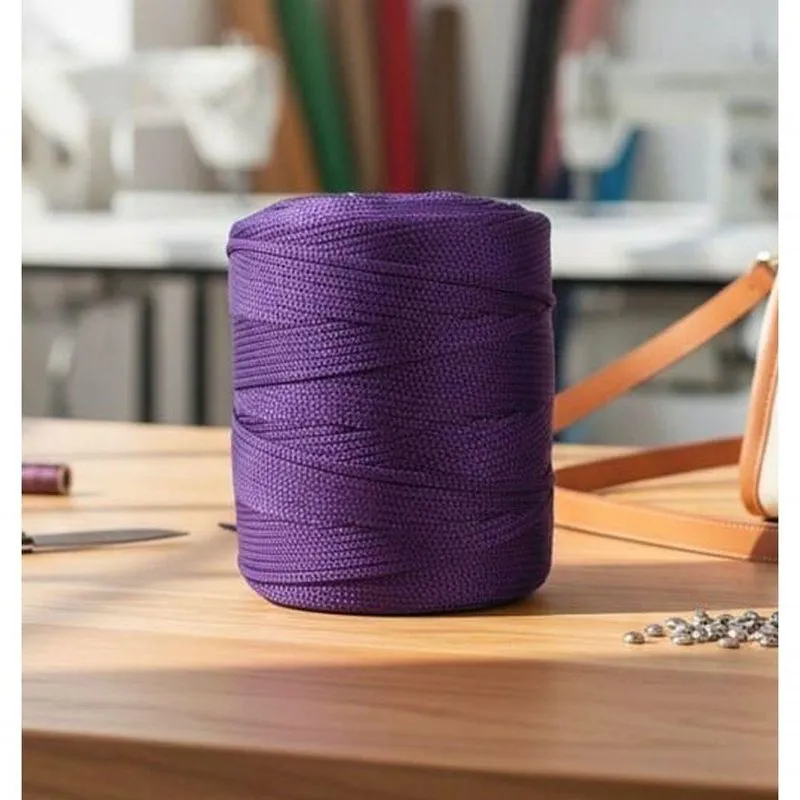 Fio Para Artesanato Fio Náutico Premium 100% Poliéster Roxo 500g 2200 Tex