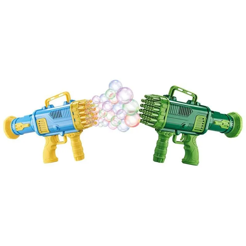 Lançador de Bolha Infantil LP Toys The Bubble Bazooka com 32 Saídas e 2 Frascos de Sabão