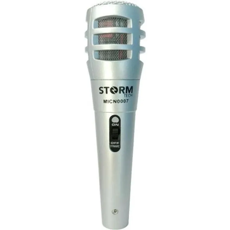 Microfone Com Fio Storm MICN0007 Prata