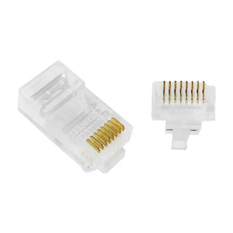 Plug Modular de Passagem NWT 8P8C RJ-45 CAT6