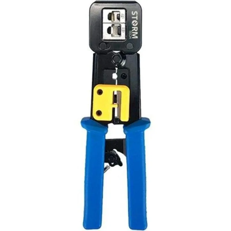 Alicate Para Crimpar Rj45 Rj12 Rj11 Storm Azul
