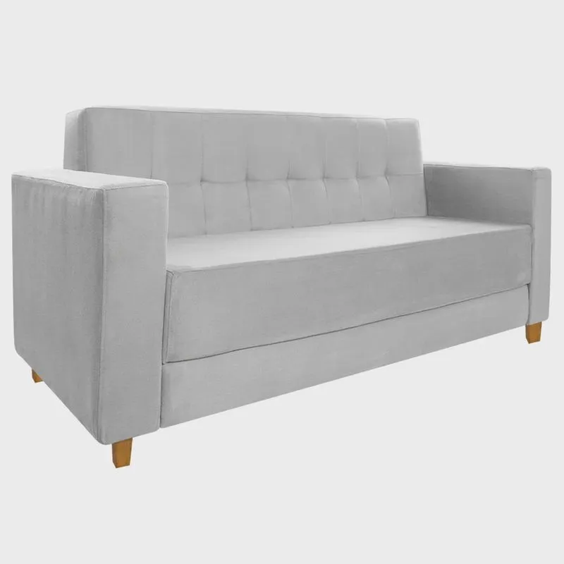 Sofá 2 Lugares Denver Corano Branco - Amarena Móveis