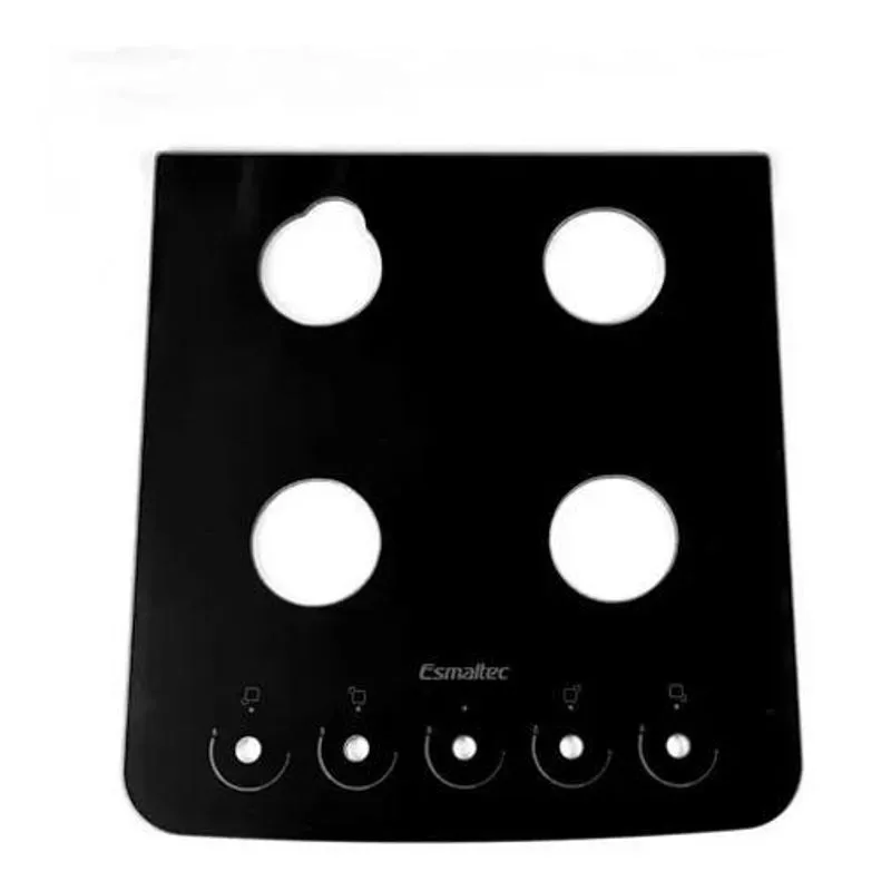 Mesa Vidro Tampo Para Fogão Agata Glass / Jade Glass 4 Bocas
