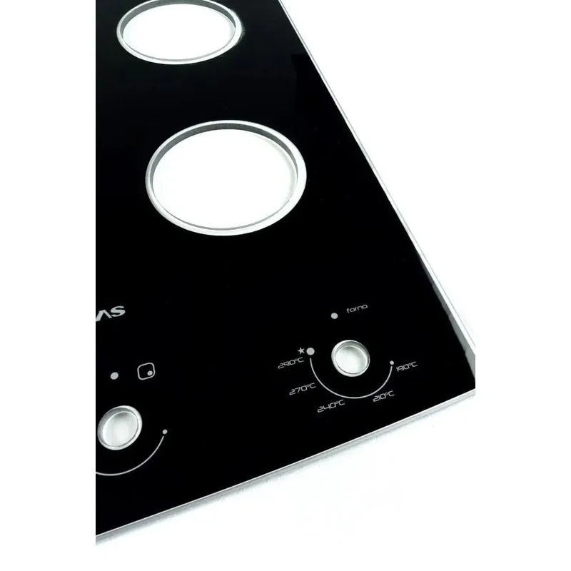 Vidro Mesa Tampo Fogão Atlas Monaco Top Glass 4 Bocas