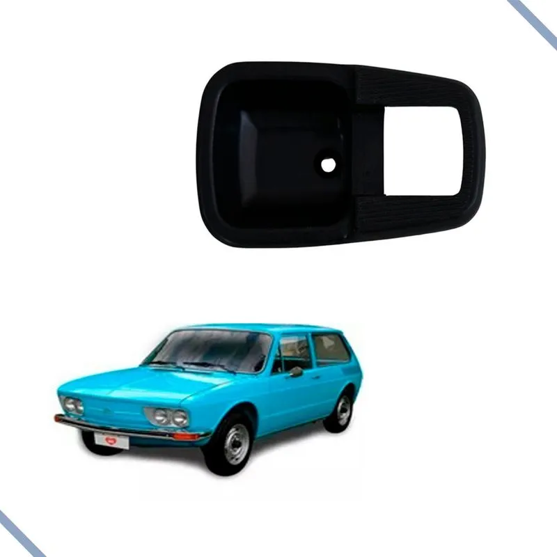 Moldura Maçaneta Interna Plástico Brasilia Volkswagen 1977