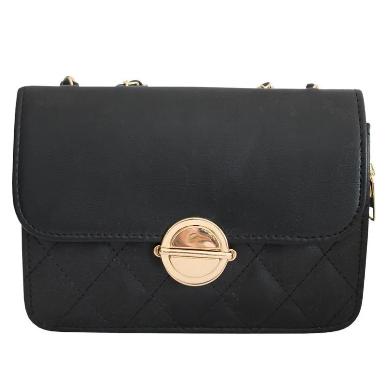 Bolsa Transversal Tiracolo Bolsinha Ombro Feminina Corrente
