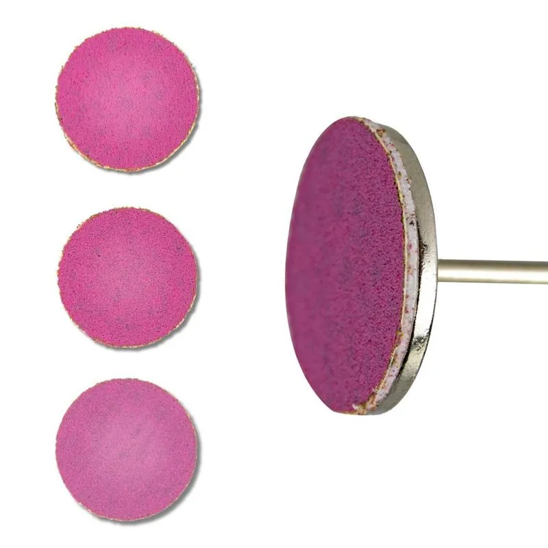 Kit 60 Adesivos Refil Lixa Disco 2,3Cm 80/120/180 Unha Gel