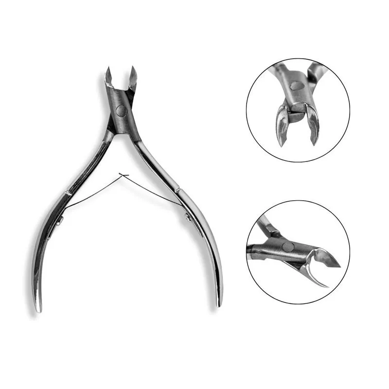 Alicate Removedor Cutícula Ergonômico Aço Manicure Unha