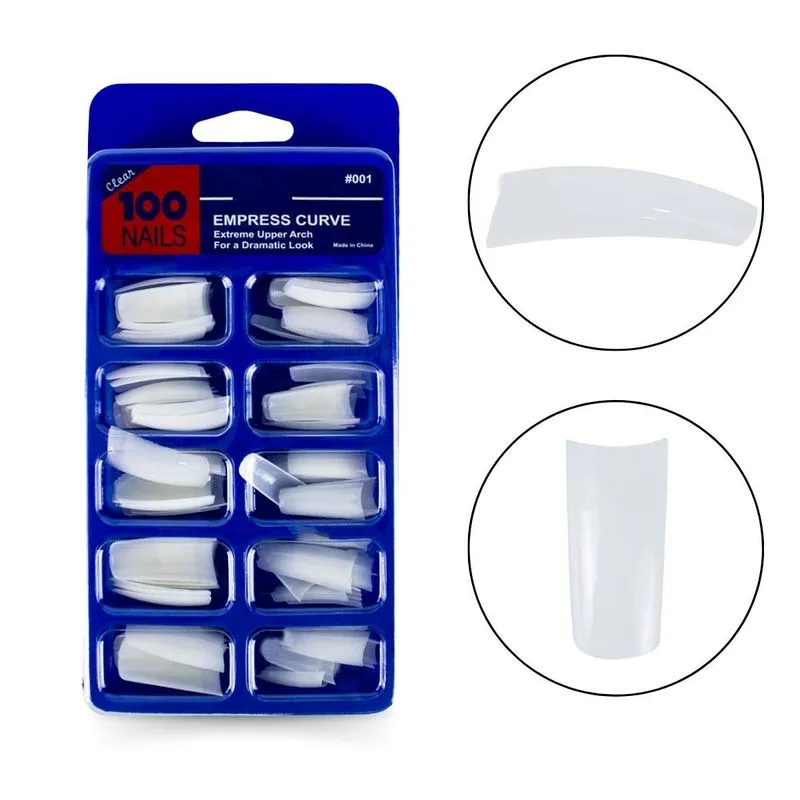 100 Tips Sorriso Unha Postiça Alongamento Gel Polygel
