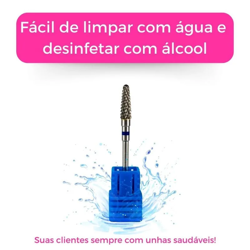 Broca Tungstênio M Medium Umbrella St Corte Médio Unha Gel
