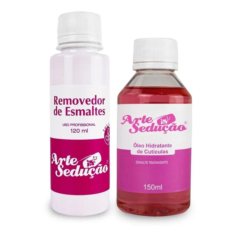 Óleo Hidratante Cutícula 150ml + Removedor De Esmalte 120ml