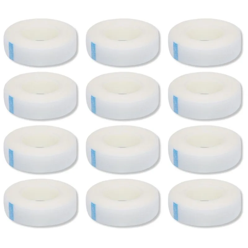 Kit 12 Rolos Fita Microporosa Extensão Cílios Profissional