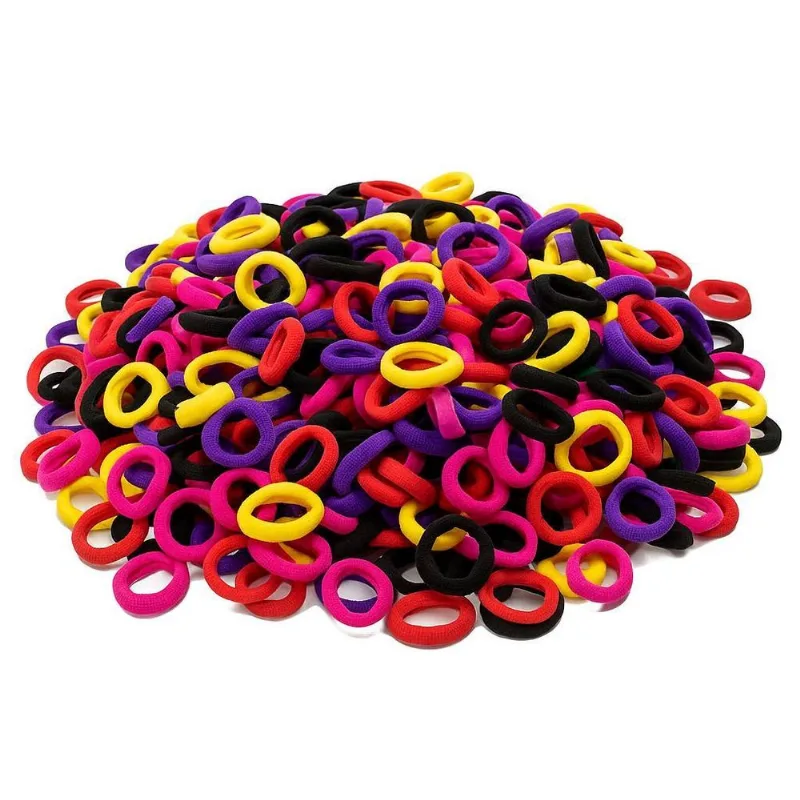 Kit 300 Elásticos Coloridos Xuxinha Lacinho Cabelo