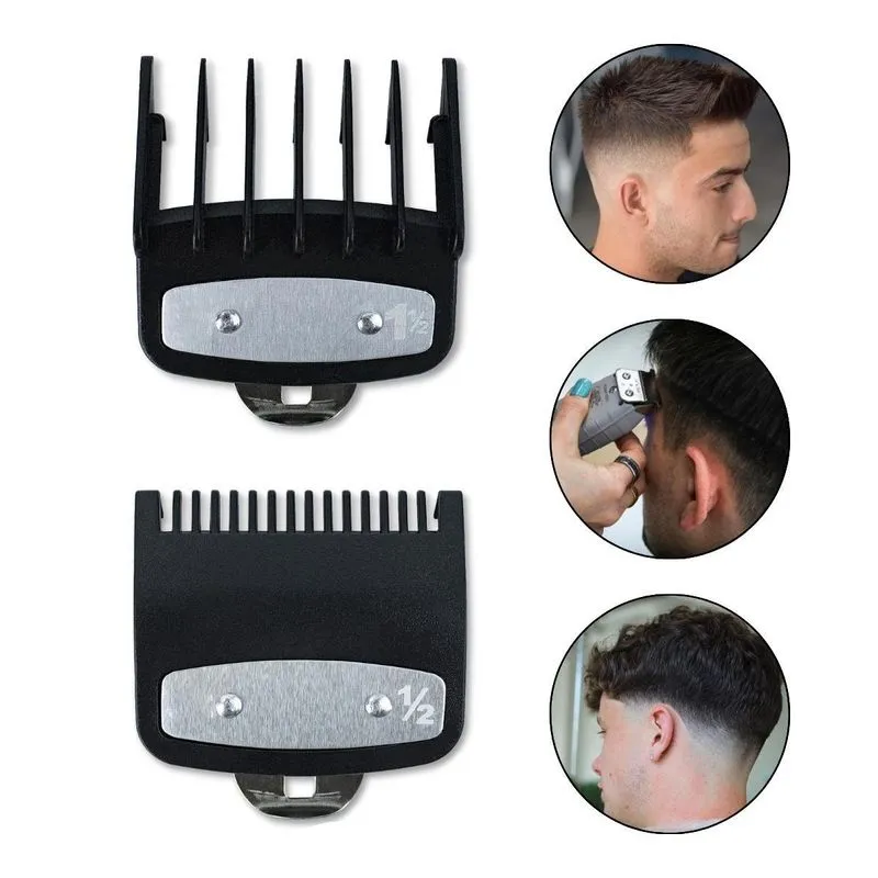 Kit 2 Pentes Disfarce Máquina De Cortar Cabelo 1,5mm E 4,5mm