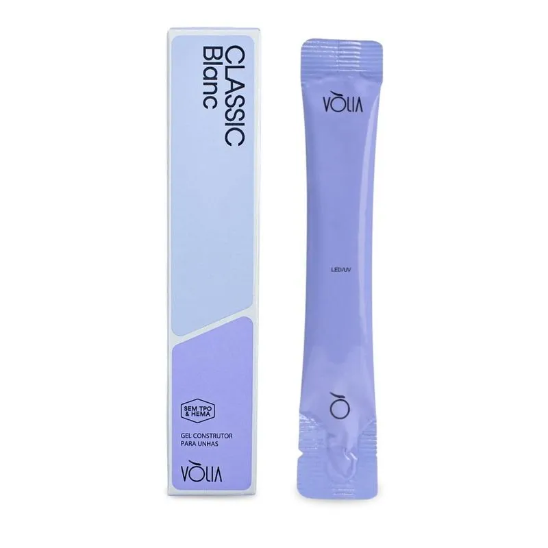 Refil Gel Classic Blanc Sem Tpo E Hema Led/Uv Unha 14g Vlia