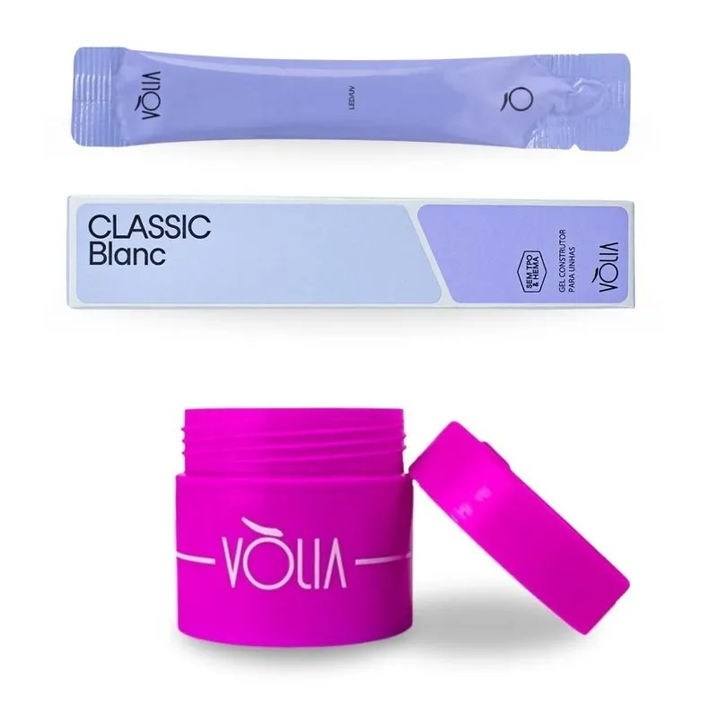 Kit Gel Classic Blanc Sem Tpo Sachê 14g + Pote Eco, Vlia