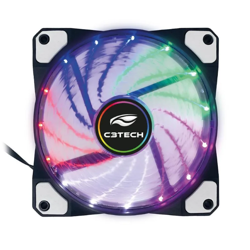 Fan Para Gabinete C3Tech F9-L110M 120Mm