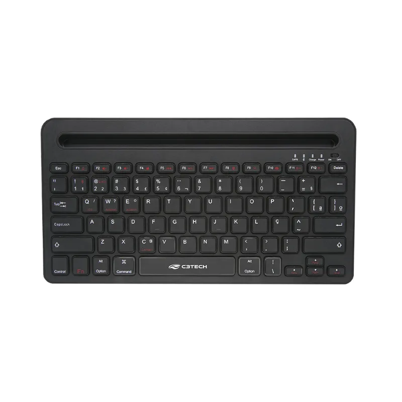 Teclado Sem Fio Recarregável Mult-device Rc/bt K-bt100bk C3tech - Preto