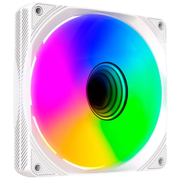 Cooler Fan C3TECH, RGB 120mm, Branco - F9-L320WH - Primex - Distribuição de Produtos de Tecnologia para Empresas