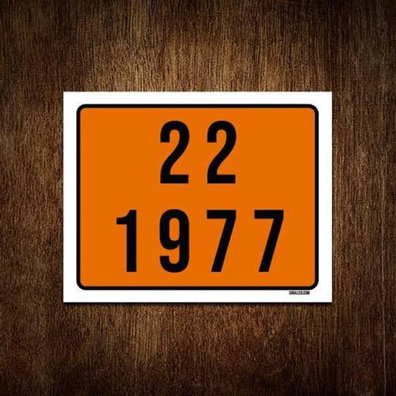 Kit 5 Placas Sinalização Indicativa 22 1977