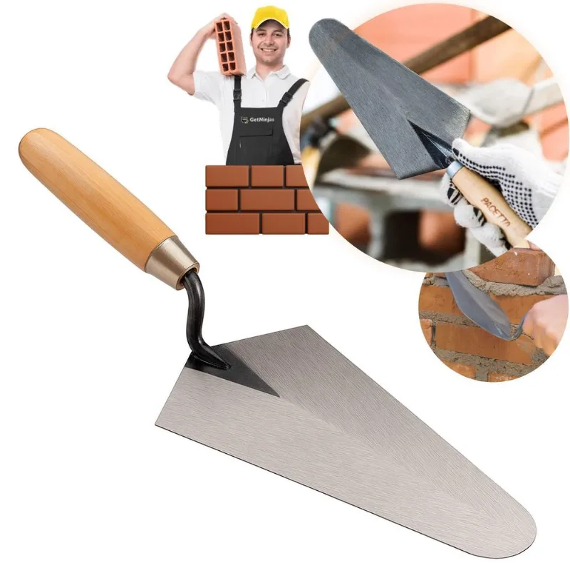Colher De Pedreiro Canto Reto 10'' Multiuso Profissional