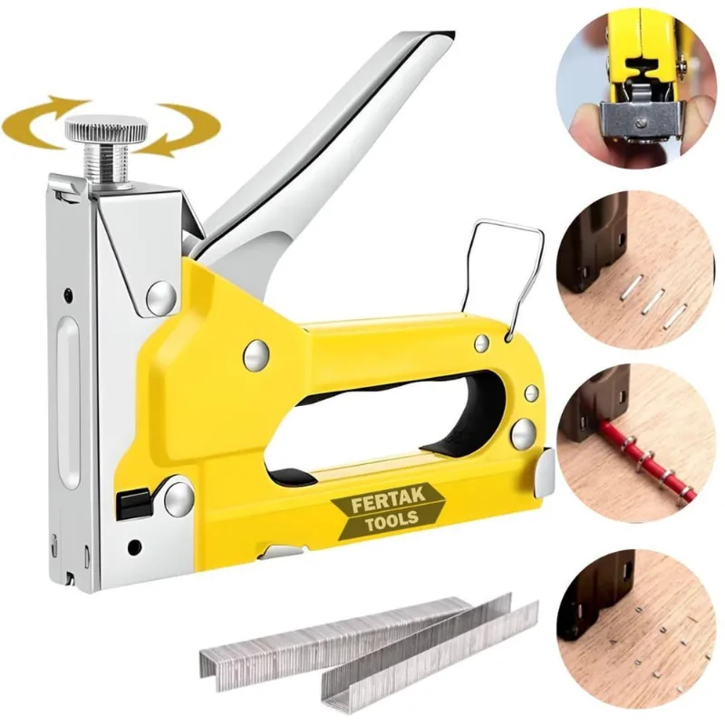 Grampeador Pinador Profissional 3 Em 1 Alta Pressão 4-14Mm