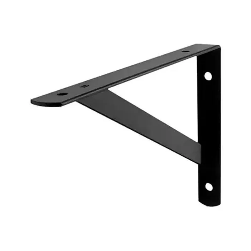 Suporte Para Prateleira Mão Francesa Aço 19cm Preto Fertak