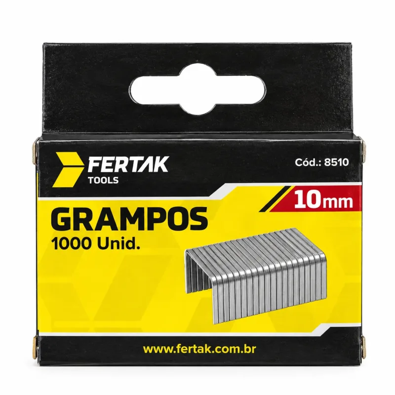 Grampos para Grampeadores 10mm - Fertak