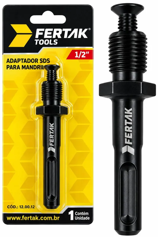 FERTAK ADAPTADOR SDS P MANDRIL 1/2 120012