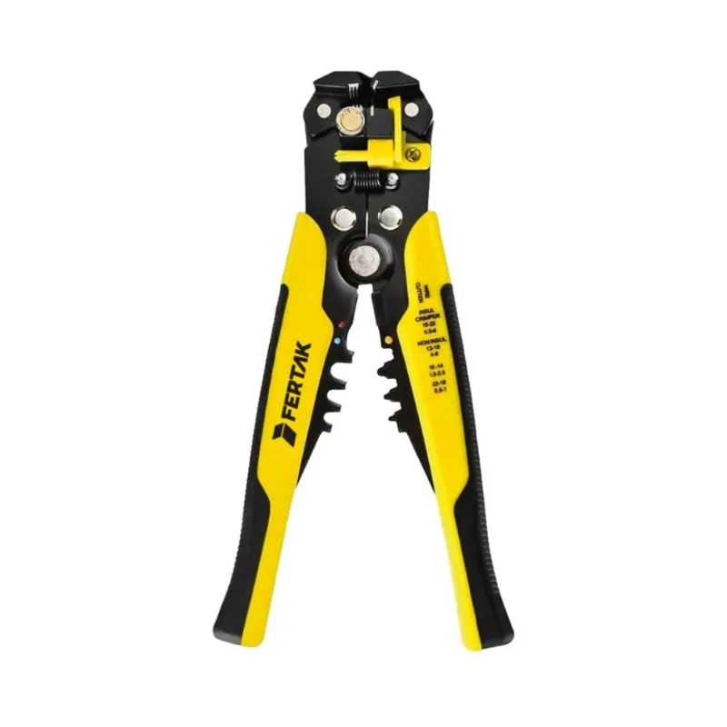 Alicate 8 Decapador Crimpador Desencapador de Fios 0,2 a 6mm Cabo Ergonômico Automático Fertak