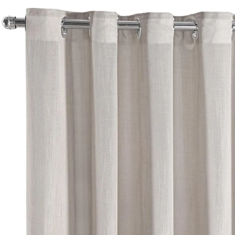 Cortina Voil Gaze de Linho 4,00 m x 2,70 m - Bege