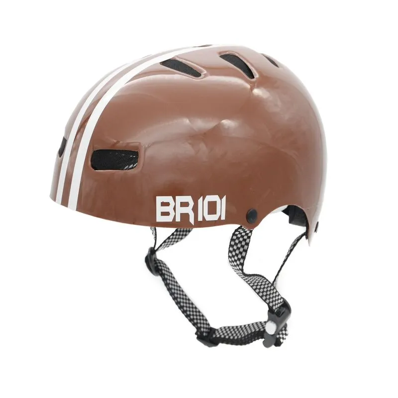 Capacete De Bicicleta / Skate Br 101 Urbano Pro Marrom P
