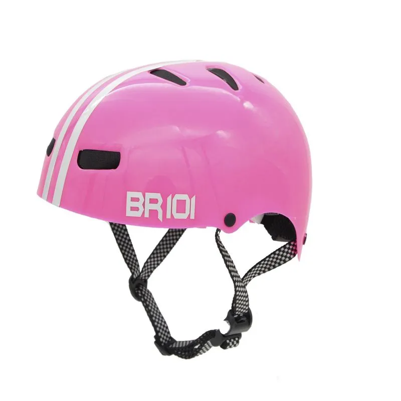 Capacete De Bicicleta / Skate Br 101 Urbano Pro Rosa P