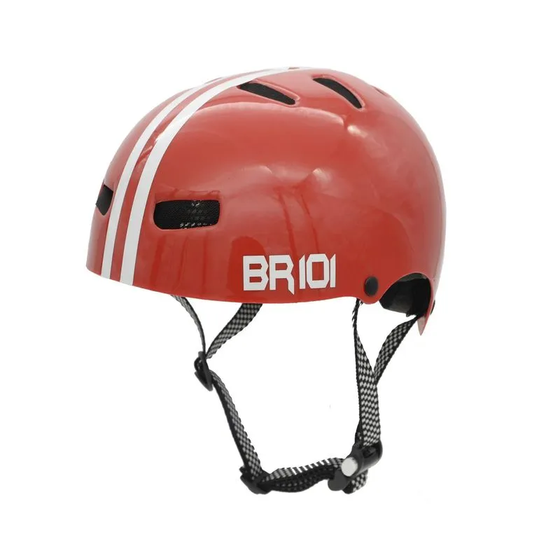 Capacete De Bicicleta / Skate Br 101 Urbano Pro Vermelho Pp