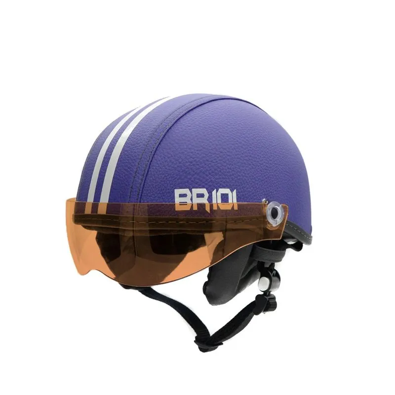 Capacete Bike/scooter Coquinho Br 101 Roxo Vision M