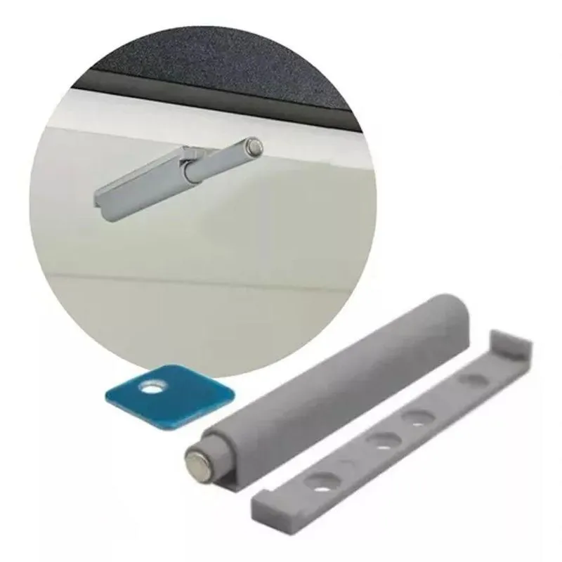 Kit 4 Fechos Toque Magnético Pulsador Gaveta Porta Armário