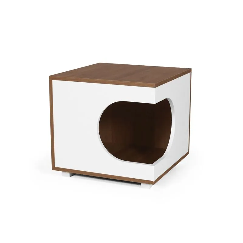 Mesa De Cabeceira Casinha Pet Cachorro Com Almofada Noa Branco/noronha