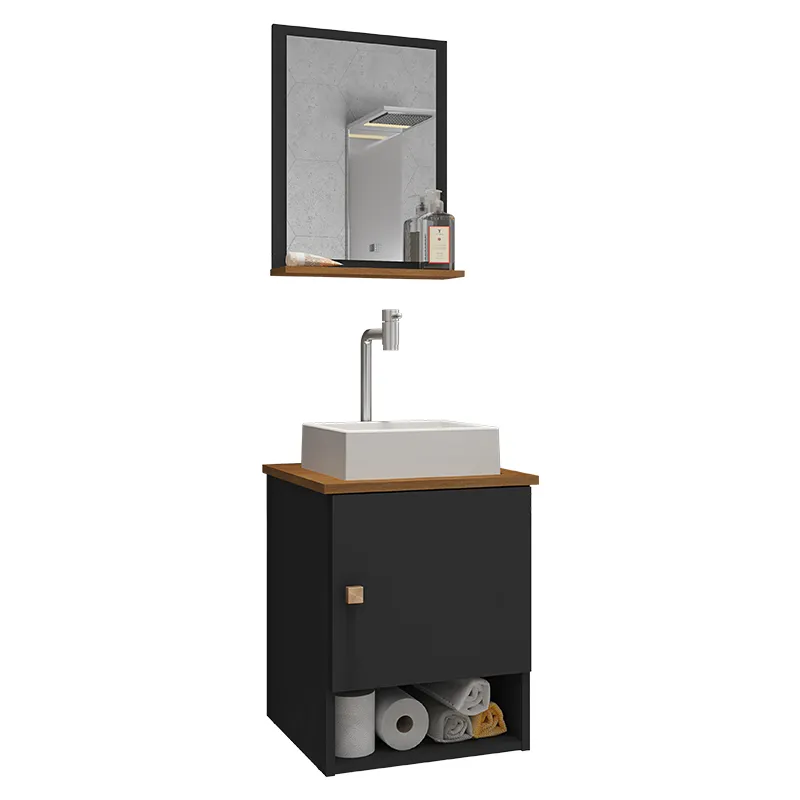Gabinete Banheiro Lima Cuba Tulipa Bco Torn Valv Click Inox