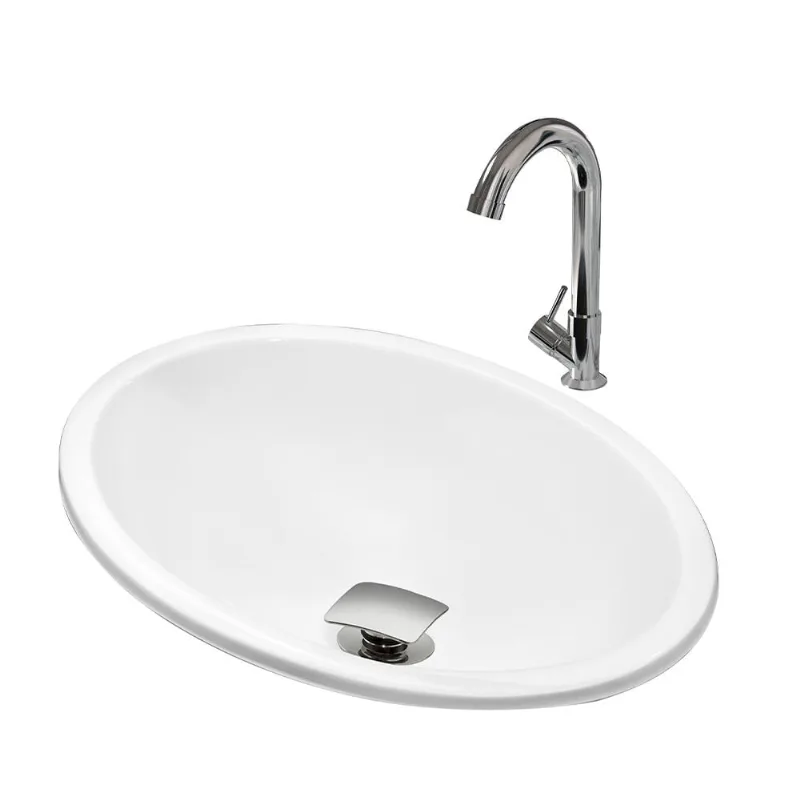 Cuba Pia Banheiro Sophia Torneira Dl04 Valvula Inox Click Branco