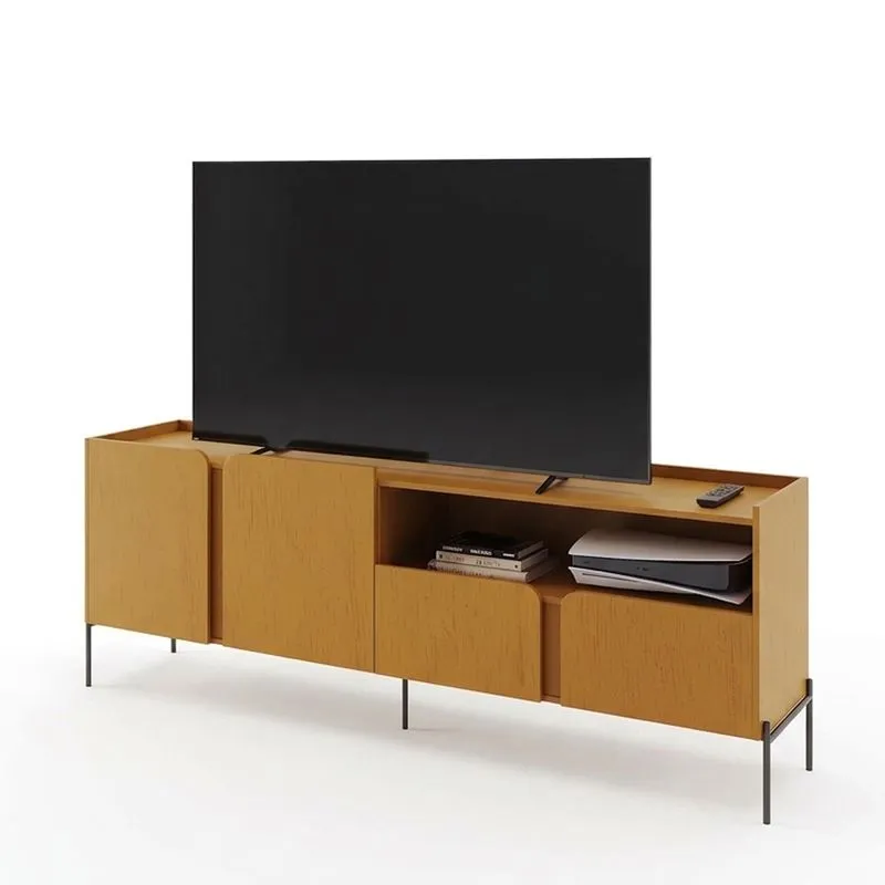 Rack Bancada Hórus Para TV Até 60 Polegadas 4 Portas