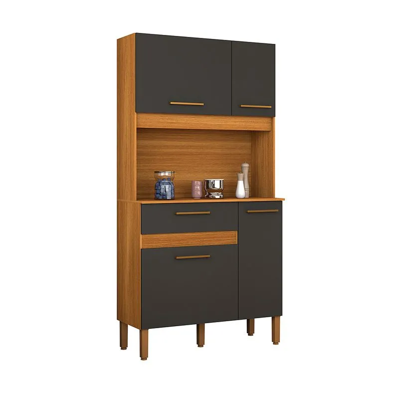 Armário De Cozinha Life 90cm 4 Portas E 1 Gaveta