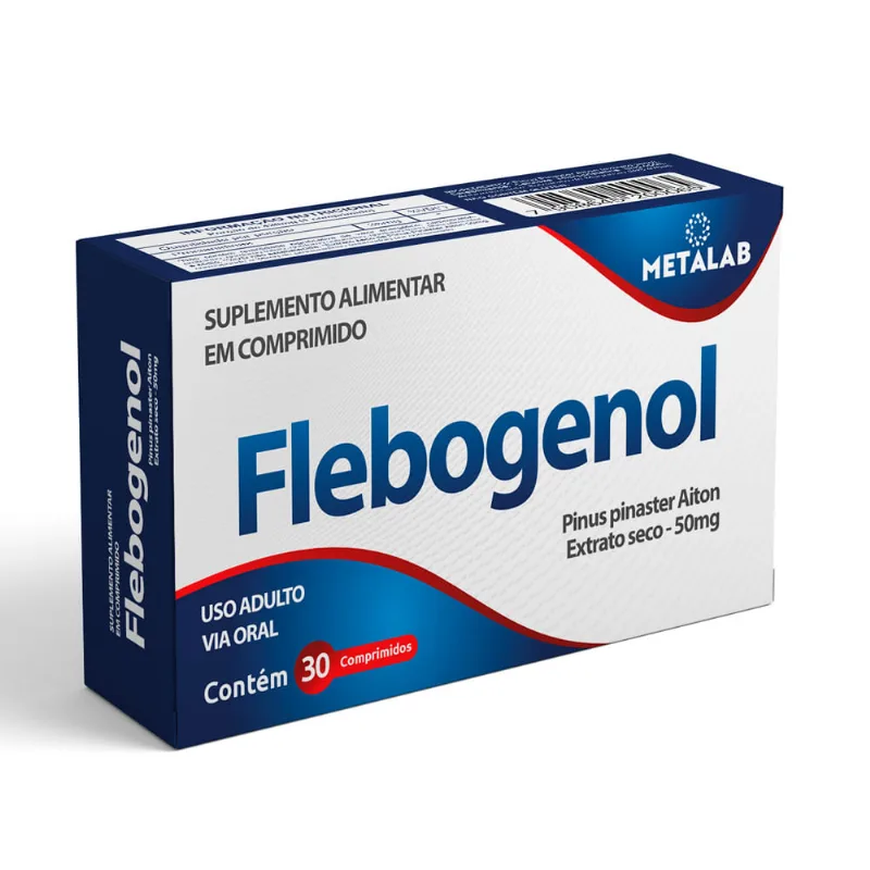 Flebogenol 50mg com 30 Comprimidos