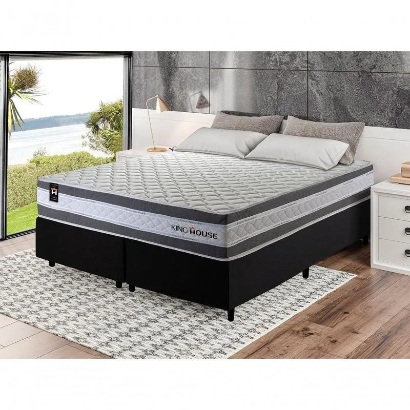 Cama Box Alpine Molas Ensacadas Queen 158x198 King House