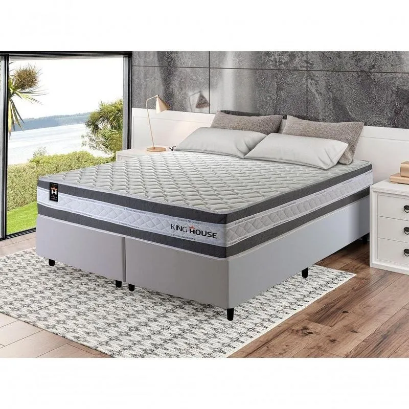 Cama Box Alpine Molas Ensacadas Queen 158x198 King House